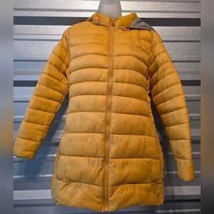Golden Women's Puffer Jacket